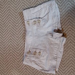 Express shorts, tan, size 2